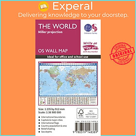 Sách - The World Miller Projection by Ordnance Survey (UK edition, paperback)