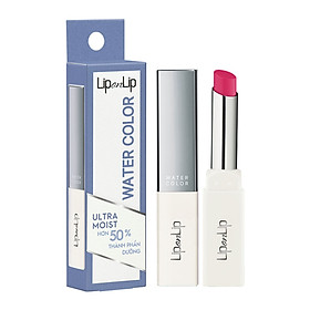 Son thỏi dưỡng môi trang điểm, cho môi căng mọng Lip On Lip Water Color Red Pink (Hồng Đỏ) 2.2g