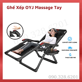 Mua Ghế Xếp Nằm Thư Giãn OYJ  có lăn tay massage khay đựng nước  giường nằm ngủ trưa
