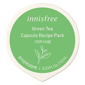 Mặt Nạ Ngủ Dạng Hủ Từ Trà Xanh Innisfree Capsule Recipe Pack Green Tea (10ml) - 131170956