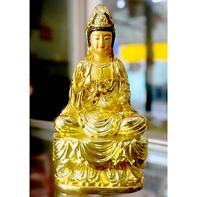 Mua Tượng ngài Quan Thế Âm Bồ Tát ngồi tòa cao 18cm-Nhiều mẫu