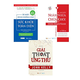 Combo Bí mật dinh dưỡng cho sức khỏe toàn diện+ Bí quyết ngăn ngừa và thoát khỏi bệnh động mạch vành + Giải thoát ung thư - CÔNG TY CỔ PHẦN ĐẦU TƯ VĂN HÓA TINH HOA
