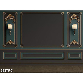 Tranh Dán Tường 3D Phào Chỉ - Có Sẵn Keo - TPC263