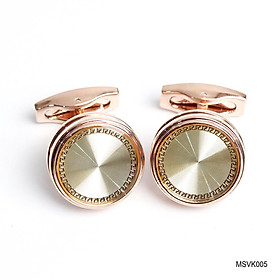 Khuy măng sét Cufflinks màu vàng gold đa dạng mẫu mã - Thomas Nguyen