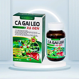 Viên uống Giải độc gan cà gai leo xạ đen, hộp 60 viên