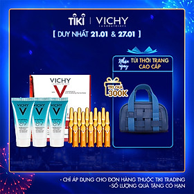 Bộ sản phẩm phục hồi và chống lão hóa Vichy Liftactiv Specialist Peptide-C Anti Aging Ampoule