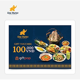 Giftpop - Phiếu quà tặng Thai Market 100K