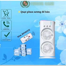 Mua 1 CÂY QUẠT PHUN SƯƠNG 2 TẦNG GIÓ SIÊU MÁT LẠNH CÓ ĐIỀU KHIỂN TỪ XA TÍCH ĐIỆN HÀNG CHUẨN