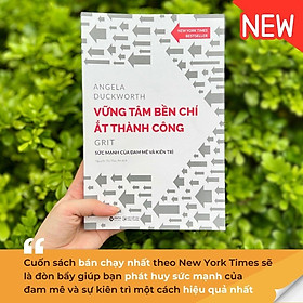 GRIT - VỮNG TÂM BỀN CHÍ ẮT THÀNH CÔNG - Angela Duckworth - Nguyễn Thị Thục An dịch - Alpha Books - NXB Lao Động Xã Hội