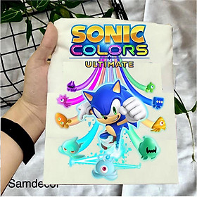 Áo sonic nhím xanh tốc độ bé trai bé gái đều mê đủ size từ 10kg