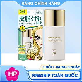 Kem Lót Che Khuyết Điểm Và Chống Nắng Da Kissme Heroine Make Blur Lasting Base C Màu Xanh Ngọc #02 (28 mL)