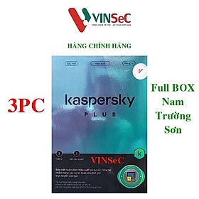 Phần mềm diệt virus Kaspersky Plus 3 Thiết bị/năm - Plus 3 -  Hàng chính hãng