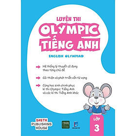 Sách  Luyện thi Olympic Tiếng Anh  Lớp 3 – BẢN QUYỀN