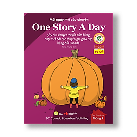 Sách - One Story A Day - CUỐN 9 : 365 câu chuyện phát triển IQ, EQ cho bé - Bản song ngữ tặng kèm file nghe