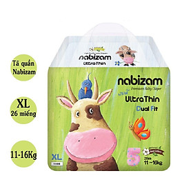 COMBO 2 Tã/Bỉm Dán/Quần Nabizam nội địa Hàn siêu mỏng, siêu mềm, siêu thấm hút, đủ size từ 4-20KG