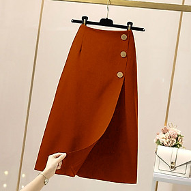 Chân váy công sở chữ A lưng cao dài 63cm phong cách hàn quốc sang chảnh Hàng thiết kế cao cấp - New Design