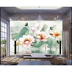 Mua Tranh dan tường 3d đầm den  - ép kim sa - có sẵn keo PC66