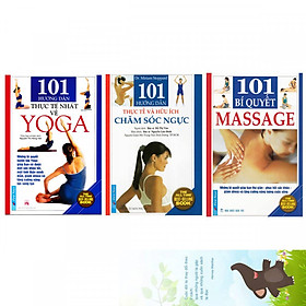 Nơi bán Combo 3 quyển sách: 101 Hướng Dẫn Thực Tế Nhất về Yoga, 101 Hướng Dẫn Thực Tế Và Hữu ích Chăm Sóc Ngực, 101 Bí Quyết Massage (Tặng kèm bookmark danh ngôn hình voi)   - Giá Từ -1đ