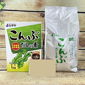 Hạt nêm từ rong biển Konbu Dashi No Moto Shimaya hộp 1KG HÀNG NHẬT BẢN