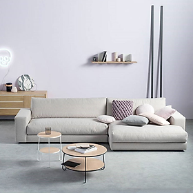 Mua Ghế Sofa Góc L Giá Rẻ Kích Thước 2m5 x 1m5  Khung Gỗ Sồi Chắc Chắn Mã HG-17