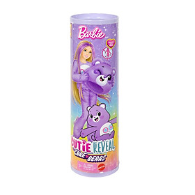 Đồ Chơi Búp Bê Barbie Cutie Reveal - Gấu Care Bear Tím Tốt Bụng BARBIE JCN93