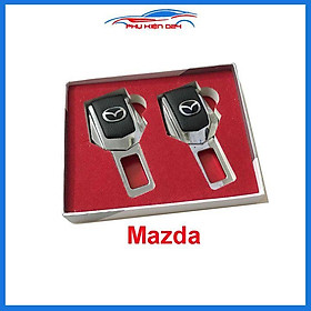 Chốt khóa dây an toàn ô tô đầy đủ logo theo hãng xe (giá/1 chiếc)