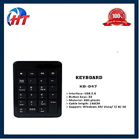 Mua Bàn phím số mini máy tính Mk KB-047U cổng USB có dây-HT