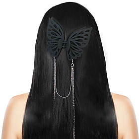 Women Girls Hair Clips, Butterfly Tassel Hair Claw Clamp, Hair Styling Hair Accessories