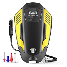 Portable Air Compressor Tire Inflator, DC 12V Digital Air Pump for Car Tires, Bicycle and Other Inflatables, Auto Air