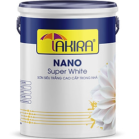 SƠN NỘI THẤT TAKIRA NANO SUPER WHITE 5L