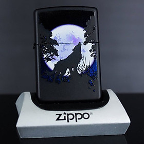 Bật Lửa Zippo 218 Wolf Howl Moon