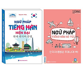 Combo  Ngữ Pháp Tiếng Hàn Hiện Đại (Cuốn Sách Chinh Phục Tiếng Hàn Hiệu Qủa )+Ngữ Pháp Tiếng Hàn Bỏ Túi