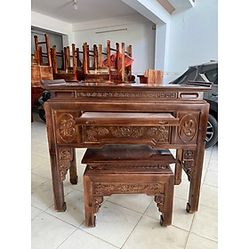 Mua Bộ án gian thờ 1 tầng gỗ tràm bông vàng bàn thờ gia tiên  bàn thờ bàn phật nhiều kích thước ( 0988 587 165 )