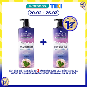 Dầu Gội Sạch Gàu Muối Hồng Himalaya Chăm Sóc Da Đầu Ngứa Itchy Scalp Care 650ml