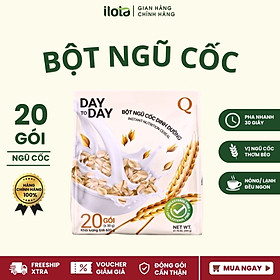 Bột ngũ cốc dinh dưỡng hòa tan Trần Quang Day to Day (Bịch 20 gói)