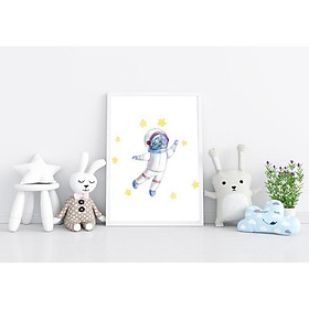 Tranh treo tường | Tranh cho bé-Printable Astronaut Wall Art 111 , tranh canvas giá rẻ