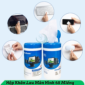 Mua Hộp Khăn Lau Màn Hình 68 Miếng Tiện Lợi- Khăn Ướt Chuyên Dụng Lau Màn Hình – 68 Miếng- Hộp Khăn Lau Điện Tử Đa Năng 68 Miếng- Hộp Khăn Lau Màn Hình Không Xơ – 68 Miếng- Hộp Khăn Ướt Vệ Sinh Thiết Bị Công Nghệ – 68 Miếng … Hàng nhập khẩu