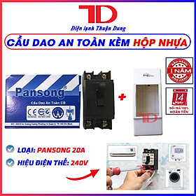 Cầu dao an toàn 20a, át pansong và át pana sonic, cb tự động, aptomat, át 20a, hàng chính hãng - điện lạnh thuận dung