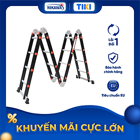 Mua Thang Nhôm Gấp 4 Khúc Nikawa NKG-44 - Đen