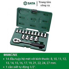 Bộ thanh vặn, đầu nối 15 chi tiết SATA 08005ME