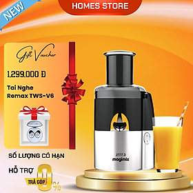 Mua Máy Ép Chậm Magimix Juice Expert 4 - Nhập Đức Cao Cấp Kết Hợp Vắt Cam Làm Lạnh  Thái Lát Rau Củ Quả Lọc Cặn Cực Sạch Dung Tích 1000 ML Công Suất 400W - Hàng Nhập Khẩu