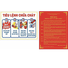 Mua Bảng nội quy - tiêu lệnh pccc ( chất liệu mika )