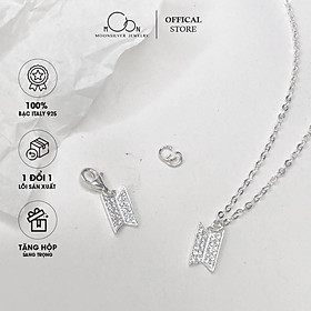 Dây chuyền bạc nhóm nhạc BTS/ VKOOK Army bạc Moonsilver
