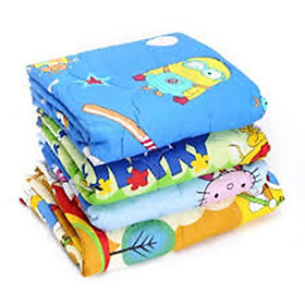 Mua Chăn/ Mền 100% Cotton Cao Cấp Nhiều Hình Thú Cho Bé Trai & Gái : 60cm x 1m2 - Giao Màu Ngẫu Nhiên