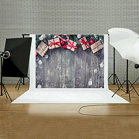 (Toponeto) Christmas Backdrops Vinyl Wall 5x3FT Digital Background Photography Studio A