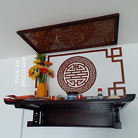 Mua Mẫu bàn thờ treo tường đẹp bàn thờ size 88 - 48 giao đầy đủ y như hình tại Nguyễn Xiển Hà Nội