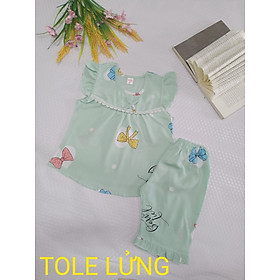 Đồ Tole Lanh Bé Gái Từ 15> 43kg Tole Lanh 2 Da Loại 1 quần lửng tay cánh