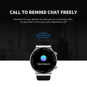 C12 Fashion Business Music Sports Men Smartwatch Waterproof Bluetooth Call Fitness Tracker,Long Battery