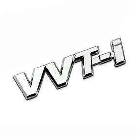 Tem Logo Chữ Nổi VVT-I Dán Trang Trí Xe Ô Tô - HOt