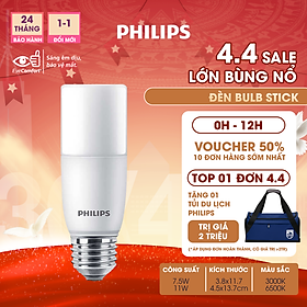 Bóng đèn Philips LED Stick, bảo vệ mắt (01 bóng)